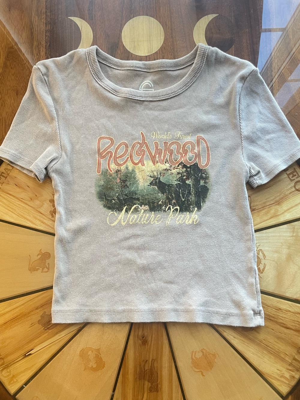 Graphic Baby Tee 100% Cotton Redwood Nature Park